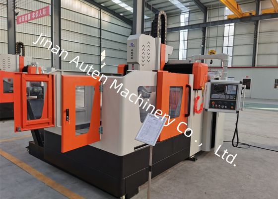 سرعة عالية 1000 × 1000mm CNC الطبق الحفر والطحن آلة للطبق حجم عالية / المكونات الهيكلية المعالجة