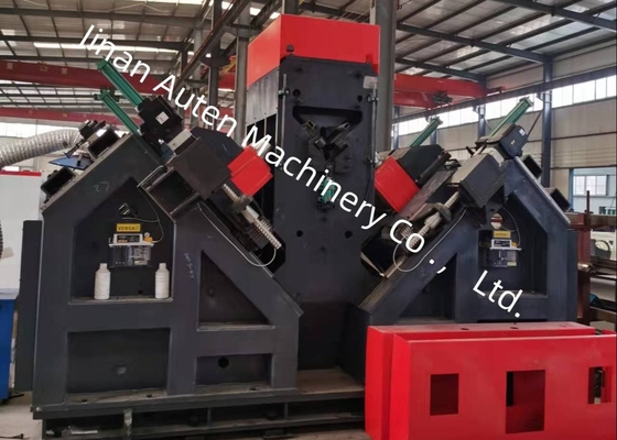 40 ملم أقصى قطر الحفر زاوية برج الصلب الصناعة CNC زاوية خط آلة 1000KN قوة العلامة