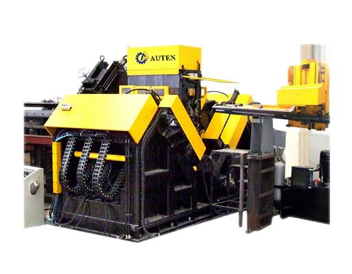 آلة ثقب ووسم زاوية الفولاذ باستخدام الحاسب الآلي موديل ADM2532، محرك PLC، أقصى ثقب 40 مم