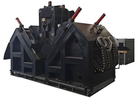 14 متر طول خط آلة حفر المعادن الفولاذية الزاوية CNC الفارغة، 18 حرفًا في كل مجموعة