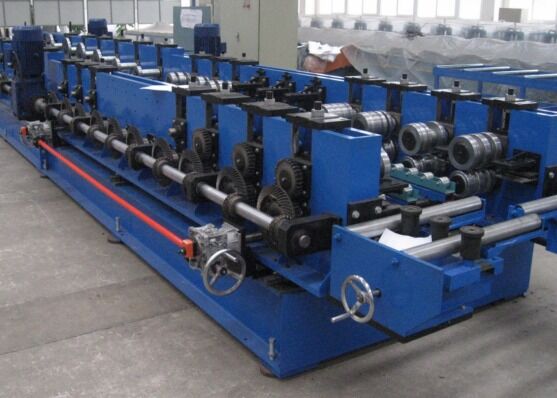 7000 Kg Single Steel Coil Weight Automatic Cable Tray Decoiler Punching Cold Bending Production Line
