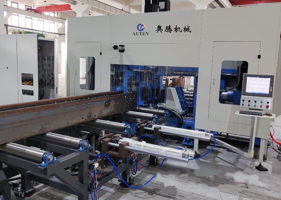 خط إنتاج جديد لقطع حزمة الحفر CNC للإنتاج لهيكل H-Beam الفولاذ