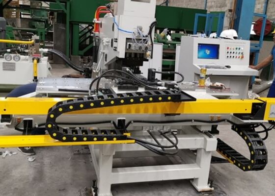 النموذج BNHD120 الآلي CNC هيدروليكية الصلب لوحة طعن آلة 1500 * 800mm قطعة العمل