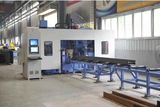CNC System Control High Speed ​​CNC Drilling Machine لـ H Beam 1250 × 600mm