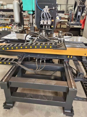 1200KN سيرفو تغذية حفر قوة CNC لوحة حفر حفر آلة مع 26mm أقصى قطر ثقب