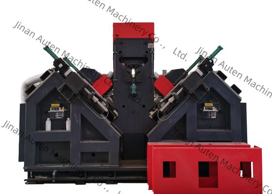 الآلة الآلية ذات الكفاءة العالية لخط زاوية CNC للحفر والطابع في الصلب بزاوية كبيرة