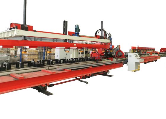 معالجة الصفائح المعدنية 15000x380 ملم حجم القطعة 35 طن آلة ثقب الصفائح CNC للقطر الطويل للسيارات