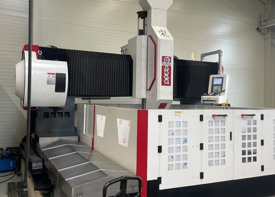 ارتفاع البوابة 800mm CNC البوابة معالجة فلنج لوحة حفر آلة الغزل الطنان BT50