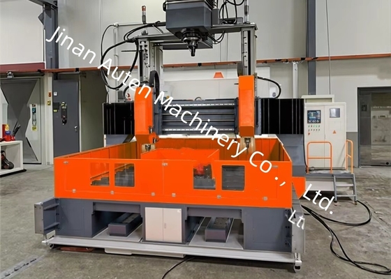 7.5KN قوة القيود الآلية CNC لوحة حفر آلة 28mm T-سلاوت عرض 0.45KW قوة التبريد