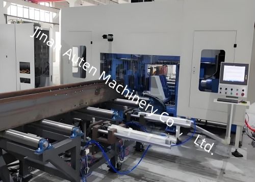 Bt40 حفرة الفولاذ الحدودي الحدودي هيكل الصلب H Beam Cnc الحفر والقطار خط آلة الحفر 5-30mm قطر الحفر النطاق