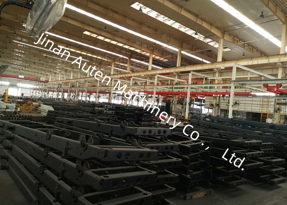 4-9 ملم سمك الصفيحة شاحنة حزمة CNC خط إنتاج الخرق 4000-12000 ملم الطول قطعة العمل