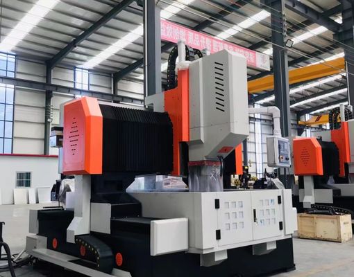 آلة حفر وطحن ألواح CNC متقدمة عالية السرعة للألواح الفولاذية الكبيرة