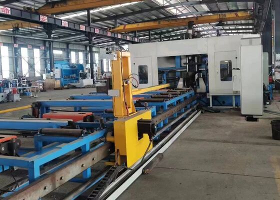 آلة حفر حزمة H CNC الجديدة للبناء الحديدي 11/15KW قوة محرك الغزل