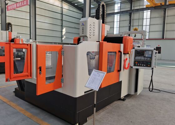 1200x1200mm حجم ألواح الصلب الشفاه معالجة CNC آلة الحفر والتنصت 18mm T-Slot العرض