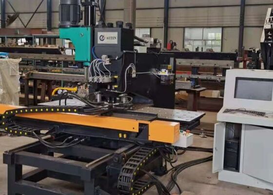 النموذج BNHD120 CNC لوح معدني حفر حفر ووضع علامة آلة 4 محطات الموت