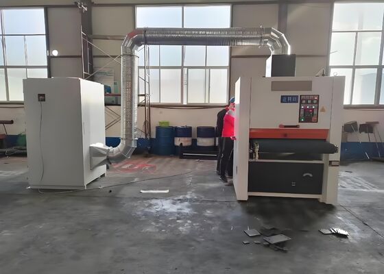 Model BP1000 CNC Metal Plate Surface Finishing Machine Surface Eliminating Burrs