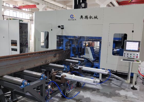 Steel Structure Industry High Speed CNC H Beam Drilling Machine BT40 Main Spindle