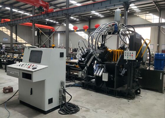 نموذج JNC2020 خط إنتاج القص والتثقيب بزاوية CNC بأبعاد إجمالية 32x7x3m