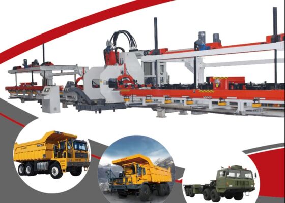 Construction Vehicles Used CNC Light Truck Plate Beam Punching Sheet Metal Processing Line