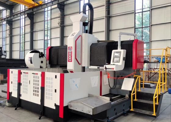مبادلات الحرارة تستخدم Cnc لوحة حفر آلة 20/30KW قوة محرك العجلة الخدمية