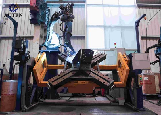 CNC زاوية حفر آلة المواقع مزدوجة 5 محور روبوت غانتري للحامية برج نقل دقيق