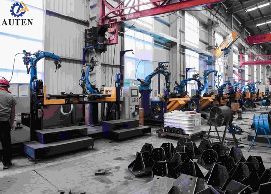 CNC زاوية حفر آلة المواقع مزدوجة 5 محور روبوت غانتري للحامية برج نقل دقيق
