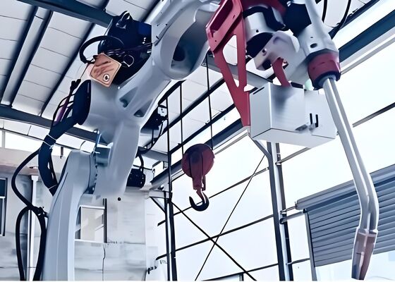 روبوت لحام CNC بدون تعليم للحام المستمر متعدد الطبقات ومتعدد التمريرات مزود ببرنامج تصميم ثلاثي الأبعاد