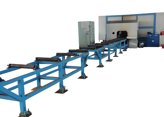 200013000mm طول الحزمة السرعة العالية CNC H حزمة حفر آلة 10 # 40 # الصلب القناة