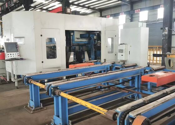 آلة حفر حزمة H CNC الجديدة للبناء الحديدي 11/15KW قوة محرك الغزل