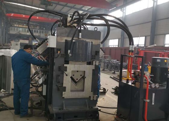 آلة قطع وتثقيب الزوايا CNC بأبعاد إجمالية 32x7x3 متر، قوة تثقيب 1000/1200KN