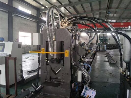 خط صناعة الصلب المتكامل 3 في 1 CNC لمعالجة الصلب من قناة البار المسطح الزاوية