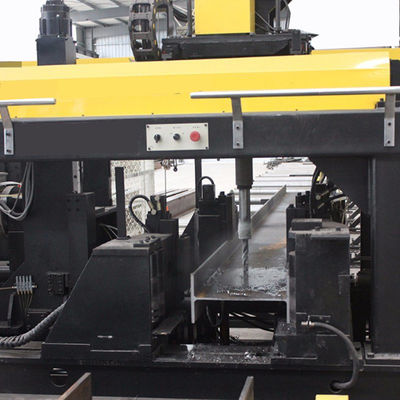 آلة حفر شعاع CNC H حجم شعاع 1000x500mm مع 9 رؤوس حفر