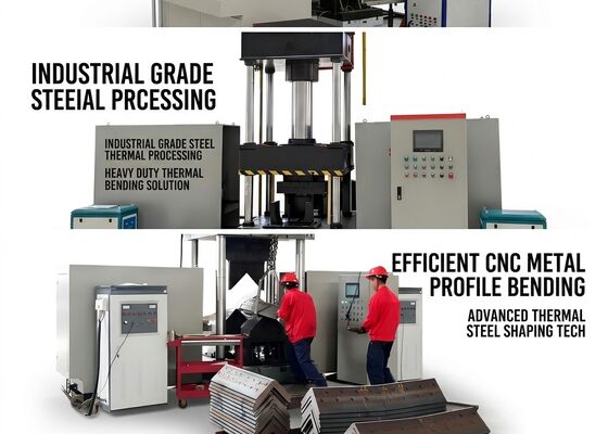 النموذج HQ250-700 CNC حرارة التدفئة و آلة الانحناء لصناعة برج الفولاذ الزاوية