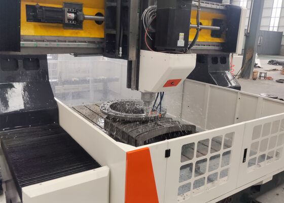 شكل كبير عالية السرعة CNC الطبق الحفر والطحن آلة للشظايا