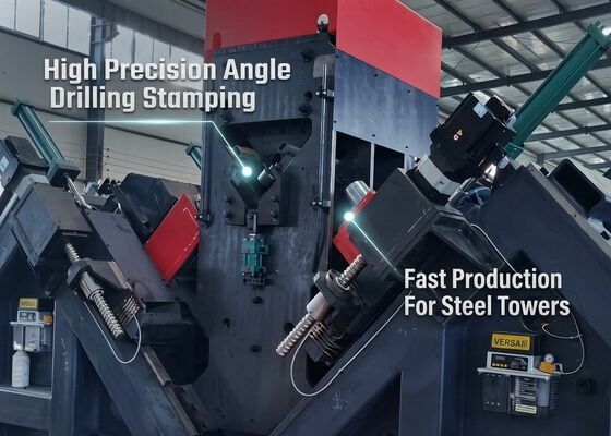 آلة الحفر والتمييز الزاوية الذكية CNC مع 6 رؤوس الحفر
