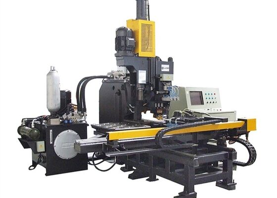 آلة CNC للطباقات المثقوبة والتمييز والحفر مع ثلاث محطات للطباقات الفولاذية